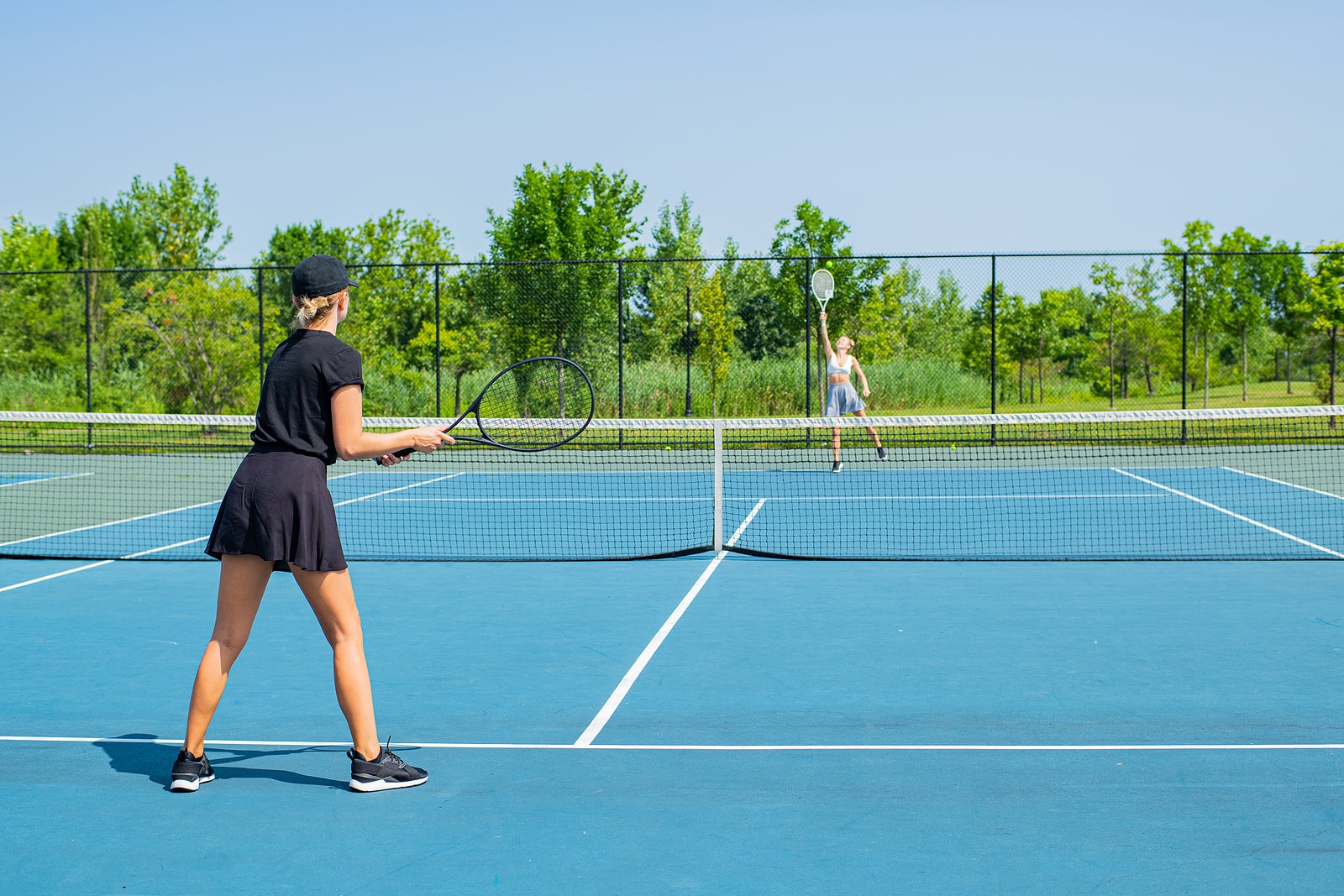 Outdoor sport court